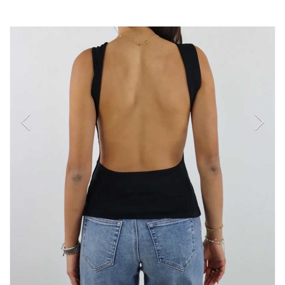 Free People Wear it Out Backless Cami Tank Top NWT - Picture 2 of 5